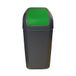 Cubo - Poubelle à couvercle basculant, 15 l, vert
