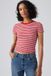 Levi's T-shirt essentiel pour femme - XS - Rouge / Bliss Stripe True Red
