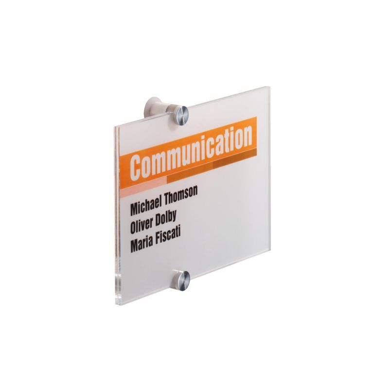 Transparant Crystal Sign - 14.8 x 21 cm - 4823-19