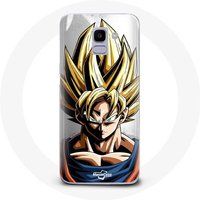 Maniacase Hoesje voor Samsung Galaxy A6 2018 Sangoku Wall Dragon Ball Super