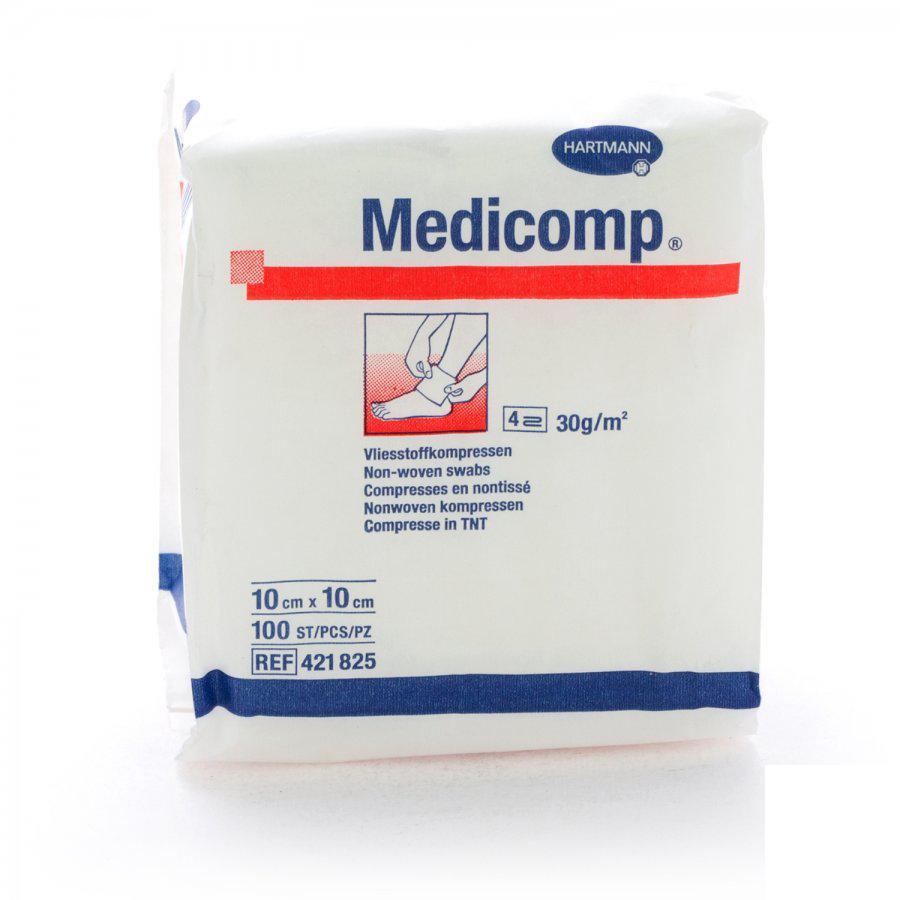 Hartmann Medicomp kompressen 10 x 10 cm 100 stuks