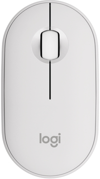 Logitech Pebble 2 M350s - Draadloze Muis - Bluetooth - 4000 DPI - Wit