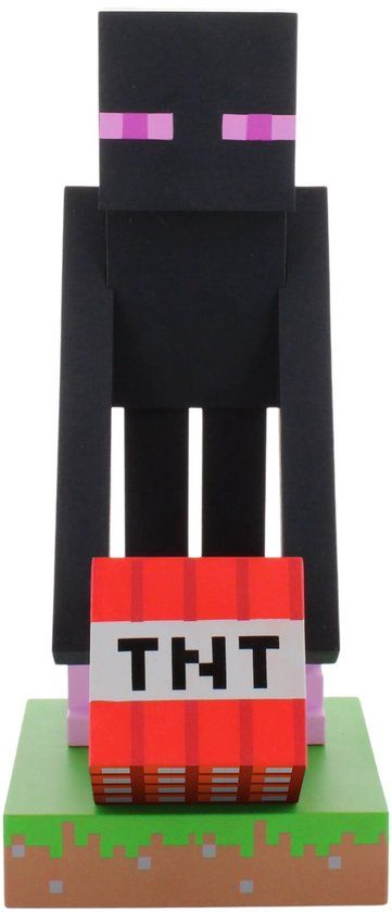 CableGuys Minecraft Enderman Figurine Standard for Phone | Controller | Charging Case