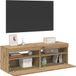Prolenta Maison Exclusive - TV-meubels met LED-verlichting, 2 stuks, van houtvezel met een "Artisan Eik" afwerking