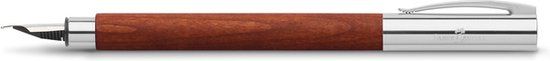 Faber-Castell Ambition Vulpen - Perenhout - EF - Blauwe inkt