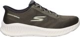 Skechers Go Walk Now Hands Free Slip-Ins heren sneaker - Kaki