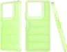 Techsuit Hoesje geschikt voor Xiaomi Redmi Note 13 5G - Wave Shield Shockproof Hard Case Back Cover - Groen