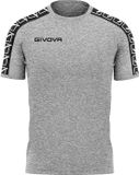 Givova T-shirt de sport Coton Noir - S