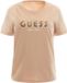 Guess CN Shaded Logo T-Shirt Dames Beige - Maat: XS