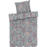 LIVARNO HOME Parure de lit en satin microfibre, 135 x 200 cm. (fleurs)