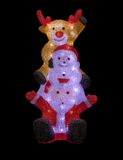 JJA - Décoration lumineuse de Noël 58 cm Acrylique 60 LED