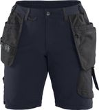 Blåkläder 7183-1645 Dames short 4-weg Stretch - Donker marineblauw/Zwart - C48
