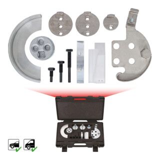 KS Tools Elastische riem en V-ribbel riem speciaal gereedschap set, 11 delig
