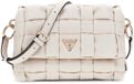GUESS Marion Flap Shoulder Bag Bone crème