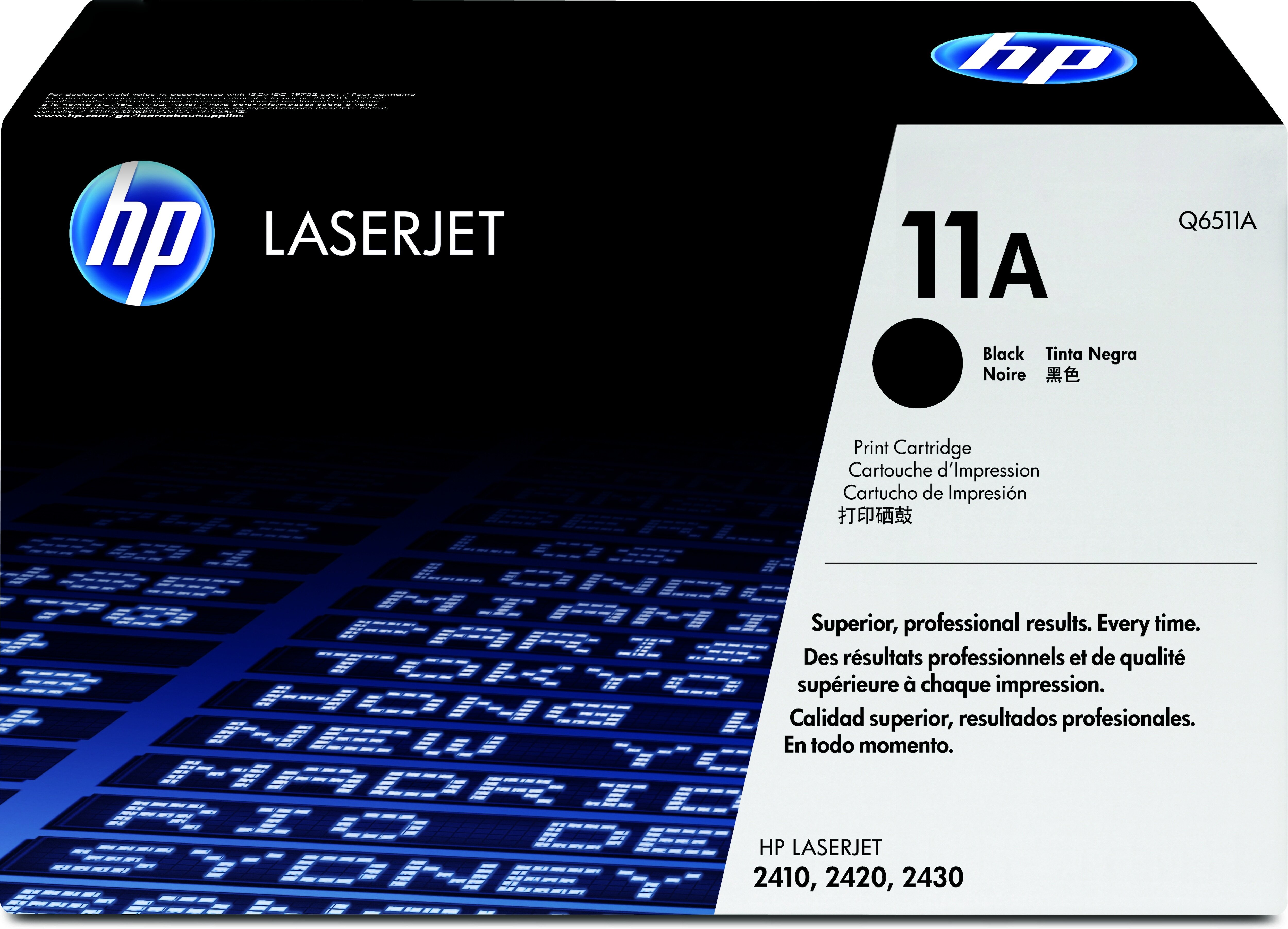 HP 11A Black Original LaserJet Toner Cartridge