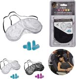 Jet Lag Voyages SAS Slaapmasker met 2 paar oordoppen - Oogmasker - Oordoppen - Reismasker