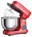 Robot pâtissier - BM602E - 11 vitesses - bol de 5 litres - conception rabattable - moteur DC de 1200 watts - écran OLED - rouge