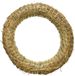 Warentuin couronne de paille 50 cm - jaune