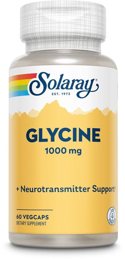 Solaray Glycine 1000 mg - 60 vegacapsules