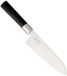 KAI 6716S Wasabi zwart Santoku 165 mm, t=2.0