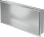 LuxeBath Niches murales en acier inoxydable, 60x30x10 cm, Argent