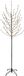 vidaXL - LED - kerstboom - Zwart - 47 x 210 cm - Staal - 180 LED's