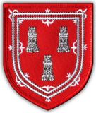 Arda Patchion Coat of Arm of Aberdeen - shield - Magnetic Backing - Embroidered Patch/Badge/Emblem