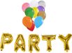 Folat Verjaardag feest letters folie ballonnen PARTY en 50 ballonnen