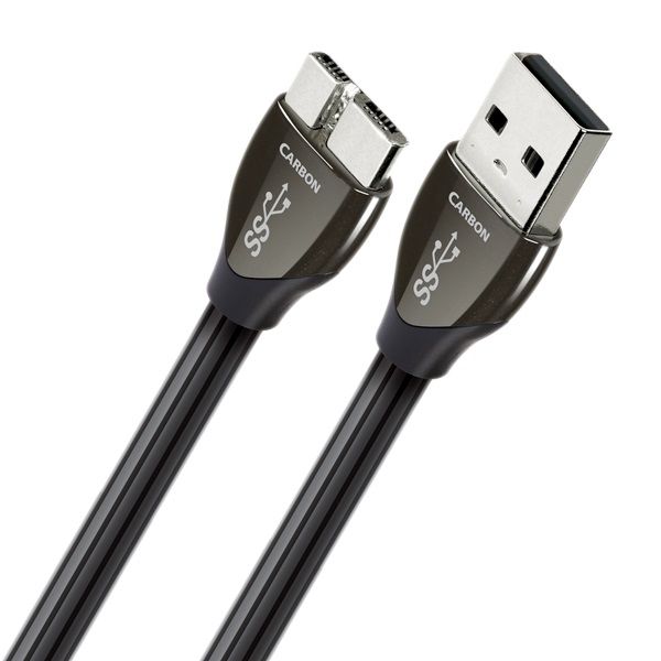 AudioQuest 0.75m Carbon Micro-USB 3.0 Cable