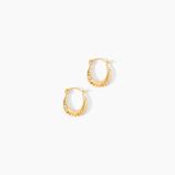 Mihaita Gold Hoop Earrings