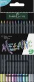 Faber-Castell Black Edition Kleurpotloden - 12 stuks Metallic