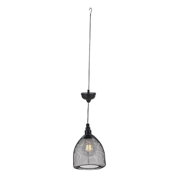 LUMI JARDIN Loft Pear - Hanglamp op zonne-energie - 89cm - Zwart
