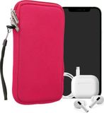 kwmobile Roze Telefoontasje Universeel XL