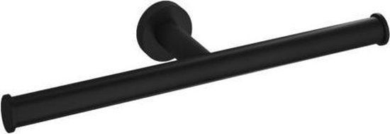 Hotbath Cobber Dubbele Toiletrolhouder - Mat Zwart - CBA05BL