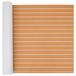 vidaXL - Bootmat - Gestreept - Bruin - en - wit - 240 - x - 90 - cm - EVA
