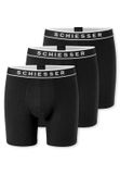 Schiesser 3PACK Long-Shorts - 95/5 Multipacks - Onderbroek Heren zwart