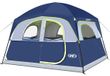 Tente familiale - 6 personnes - 3 x 2,7 x 2 m - Imperméable et coupe-vent