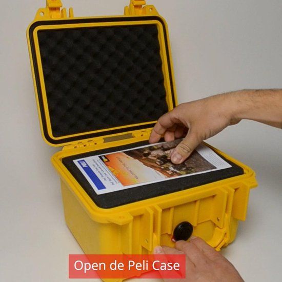 Peli 1300 - Waterdichte Camerakoffer - Zwart