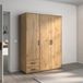 Rauch Voyager 3-deurs Kledingkast met Laden - Artisan Eiken