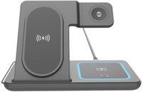 Gembird Draadloze 3-in-1 Apple laadstandaard voor telefoon, TWS en Apple Watch, 18 W, zwart