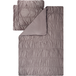 LIVARNO® Housse de couette réversible ajustée en microfibre satinée, 260 x 240 cm. (taupe)