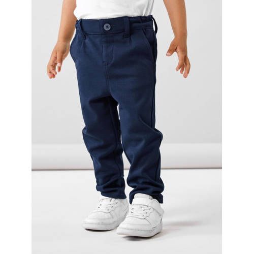 NAME IT MINI NMMSILAS Regular Fit Broek - Donkerblauw