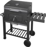 Fieldmann Koolgrill FZG 1008, 55,6 x 41,5 cm grilloppervlak, met thermometer, in hoogte verstelbaar, met wielen