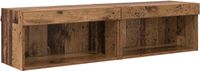 vidaXL TV-meubels 2 stuks antiek hout 60 x 30 x 30 cm
