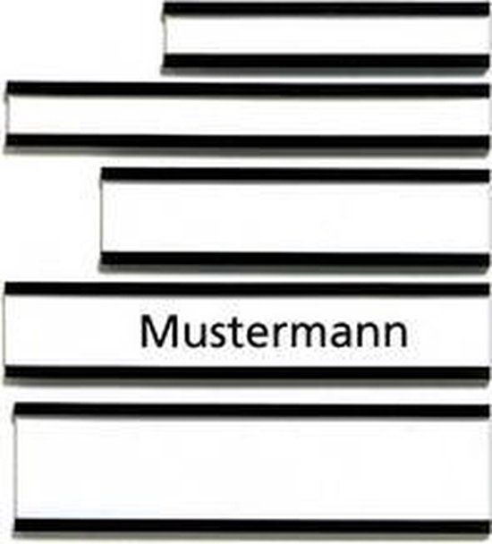 FRANKEN Magneetbord C-profiel bewegwijzering, 75 x 15 mm