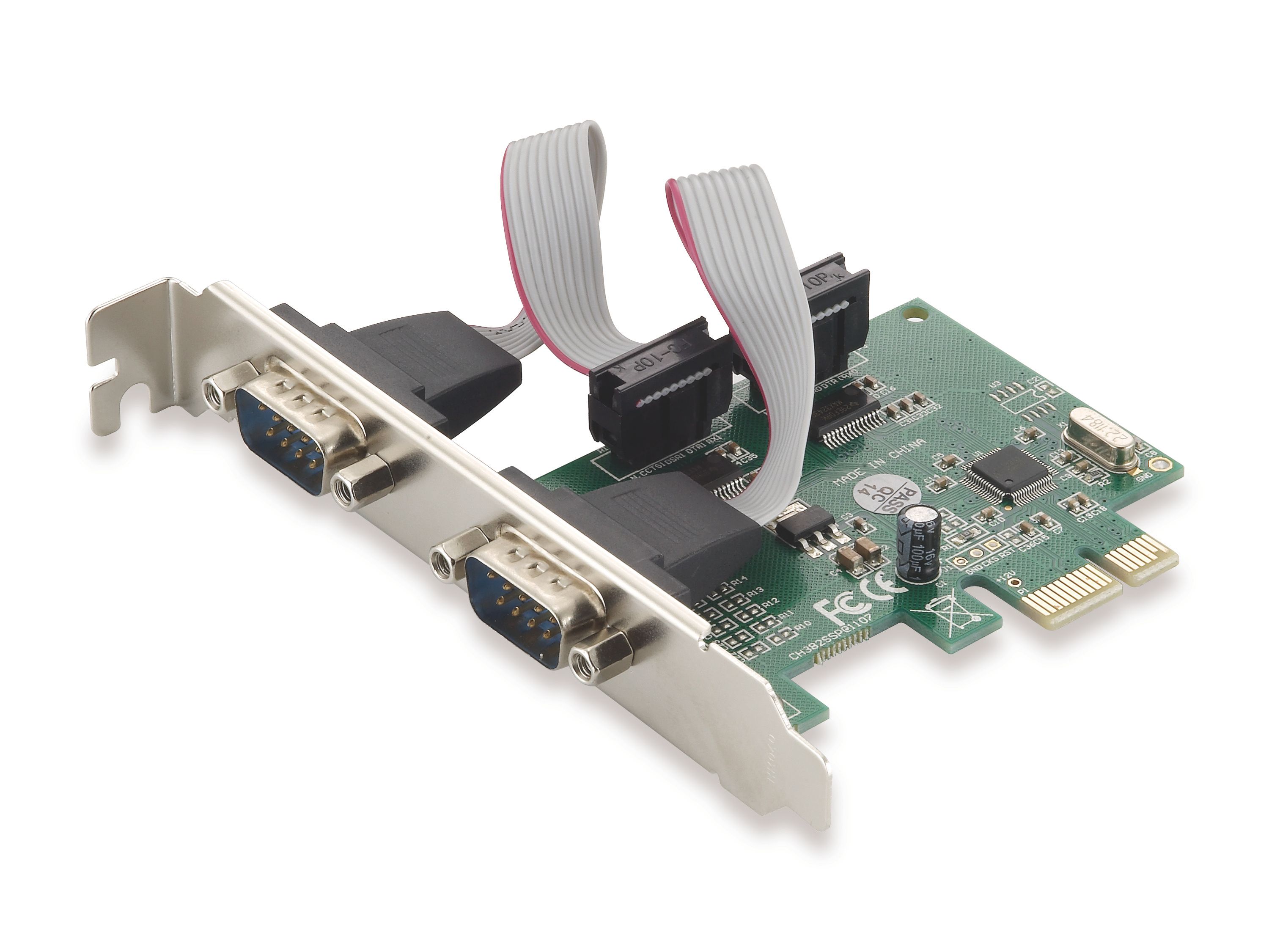 Conceptronic SRC01G - Interfacekaart/-adapter - Groen