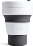 Stojo - Pocket Cup - Koffie / Theebeker - 355 ml - Herbruikbaar - Opvouwbaar - Slate