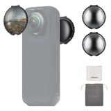 NEEWER ND-filters compatibel met Insta360 X5, ND64 lensfilterset, 6 stops lichtreductie schroef op automatische detectie multicoated optisch glas neutrale dichtheid, actiecamera-accessoires, 2 stuks