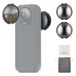 NEEWER ND-filters compatibel met Insta360 X5, ND64 lensfilterset, 6 stops lichtreductie schroef op automatische detectie multicoated optisch glas neutrale dichtheid, actiecamera-accessoires, 2 stuks
