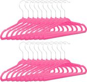 Merkloos Relaxdays Kinderkledinghanger - Set van 20 - Kunststof - Antislip - Roze